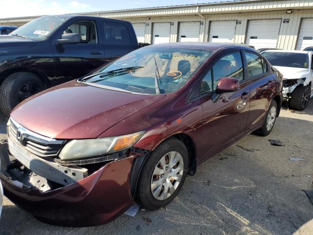 Photo 2 from auction – 2012 HONDA CIVIC LX with VIN 19XFB2F59CE022917
