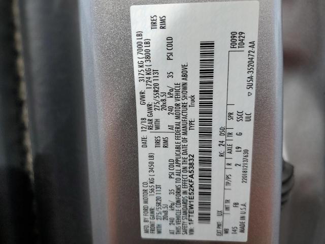 Photo 10 from auction – 2019 FORD F150 SUPER with VIN 1FTEW1E52KFA53832