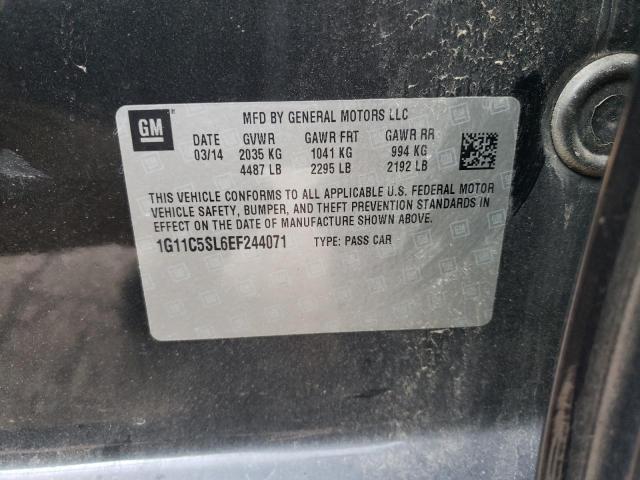 Photo 10 from auction – 2014 CHEVROLET MALIBU 1LT with VIN 1G11C5SL6EF244071