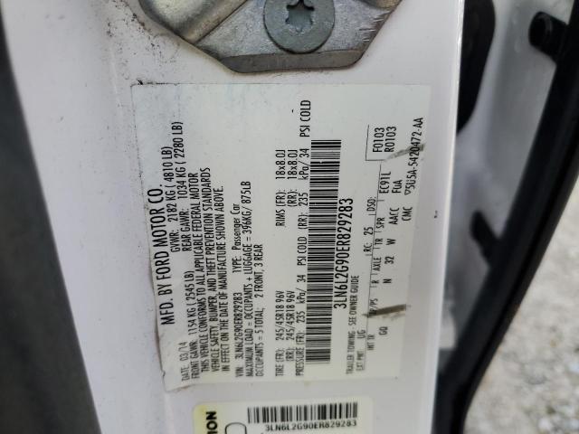Photo 10 from auction – 2014 LINCOLN MKZ with VIN 3LN6L2G90ER829283