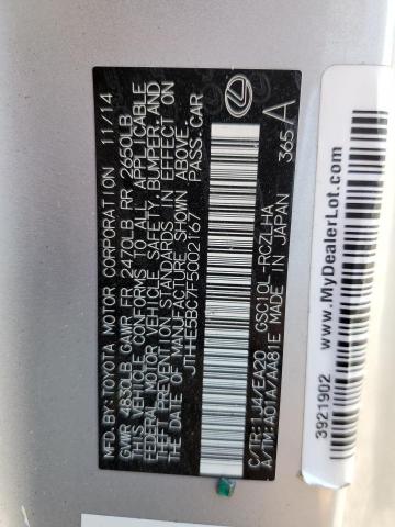 Photo 10 from auction – 2015 LEXUS RC 350 with VIN JTHHE5BC7F5002167