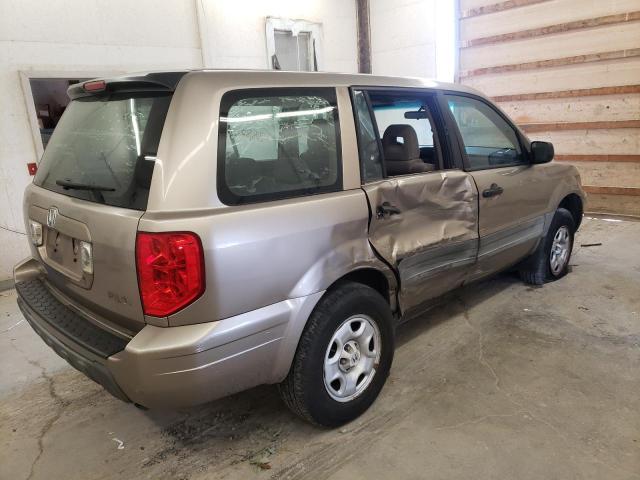 Photo 4 from auction – 2004 HONDA PILOT LX with VIN 2HKYF18174H506695