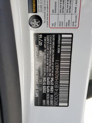 Photo 10 from auction – 2017 MERCEDES-BENZ E 300 with VIN WDDZF4JBXHA084871