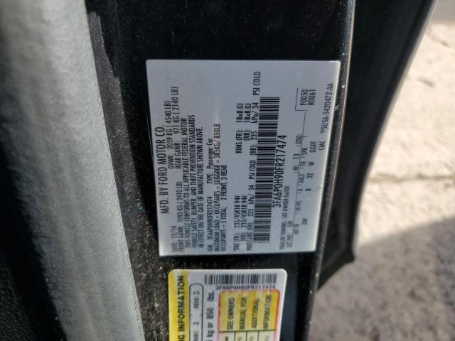 Photo 10 from auction – 2015 FORD FUSION SE with VIN 3FA6P0H90FR217474