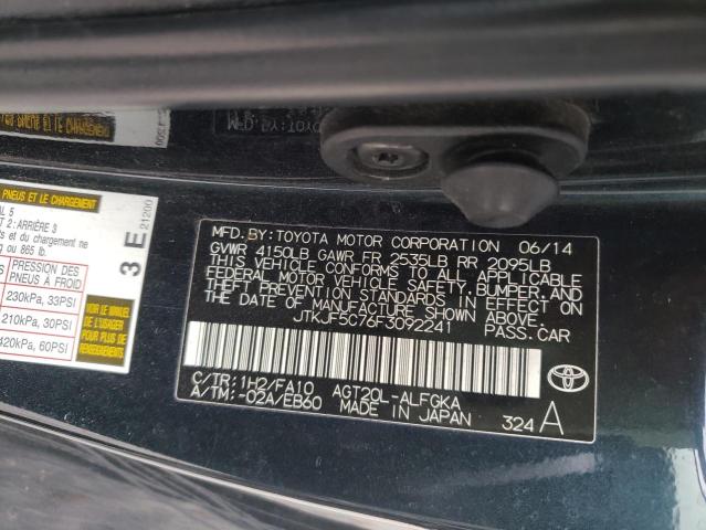 Photo 10 from auction – 2015 TOYOTA SCION TC with VIN JTKJF5C76F3092241