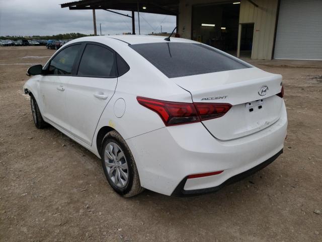 Photo 3 from auction – 2022 HYUNDAI ACCENT SE with VIN 3KPC24A68NE180327