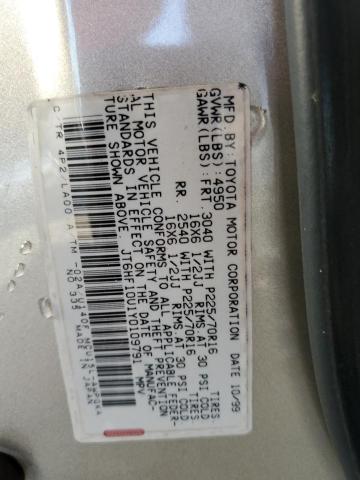Photo 10 from auction – 2000 LEXUS RX 300 with VIN JT6HF10U1Y0109791