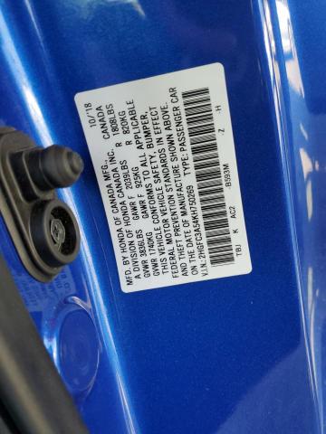 Photo 10 from auction – 2019 HONDA CIVIC SI with VIN 2HGFC3A54KH750269