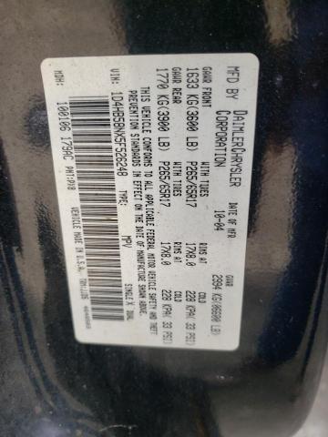 Photo 10 from auction – 2005 DODGE DURANGO LI with VIN 1D4HB58NX5F526248