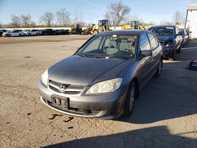 Photo 2 from auction – 2004 HONDA CIVIC EX with VIN 2HGES26794H622289