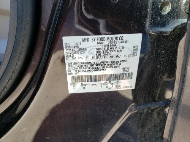 Photo 14 from auction – 2013 FORD EDGE SEL with VIN 2FMDK3J90DBB52757