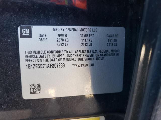 Photo 10 from auction – 2010 CHEVROLET MALIBU LTZ with VIN 1G1ZE5E71AF307289
