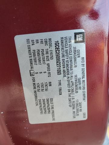 Photo 10 from auction – 2009 CHEVROLET silverado with VIN 1GCEC29099Z271093