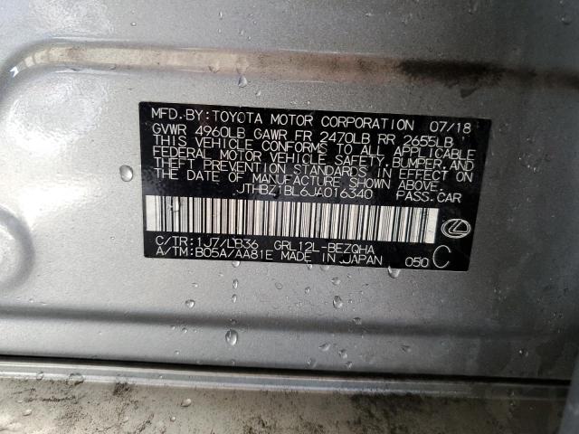 Photo 10 from auction – 2018 LEXUS GS 350 BAS with VIN JTHBZ1BL6JA016340