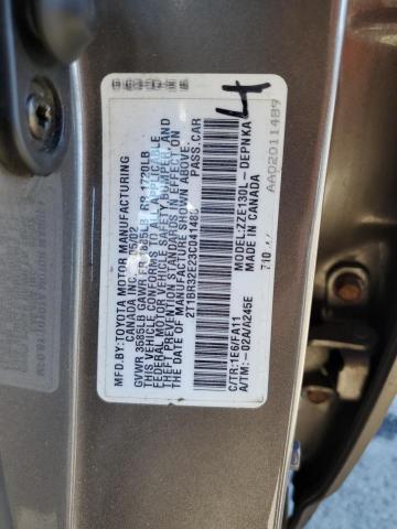 Фото 10 с аукциона – 2003 TOYOTA COROLLA CE с VIN 2T1BR32E23C041488
