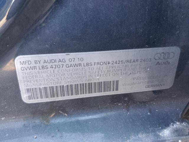 Photo 10 from auction – 2011 AUDI A4 PREMIUM with VIN WAUAFAFL1BN014261
