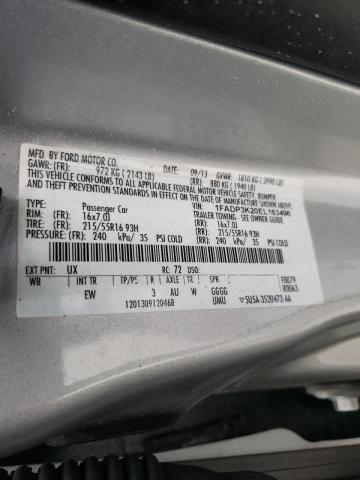 Photo 10 from auction – 2014 FORD FOCUS SE with VIN 1FADP3K20EL163496