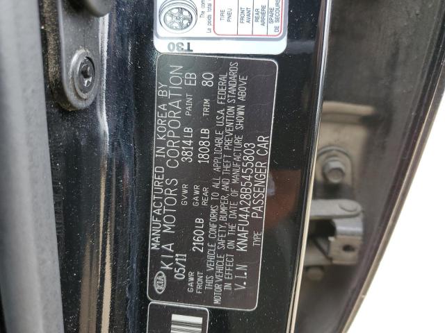 Photo 10 from auction – 2011 KIA FORTE EX with VIN KNAFU4A28B5455803
