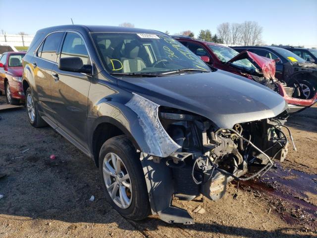 CHEVROLET EQUINOX LS 2017 with VIN 2GNFLEEK0H6203909 - Photo from auction