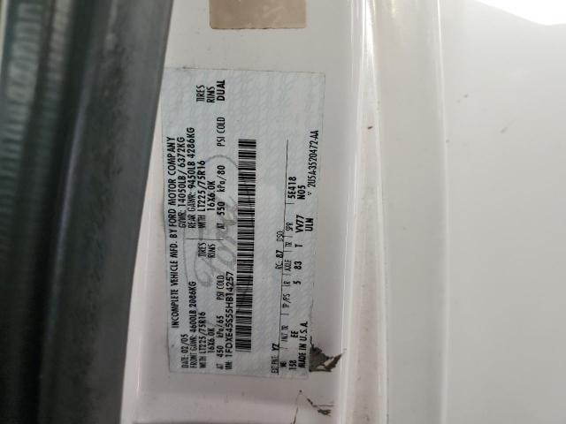 Photo 10 from auction – 2005 FORD ECONOLINE with VIN 1FDXE45S55HB14257