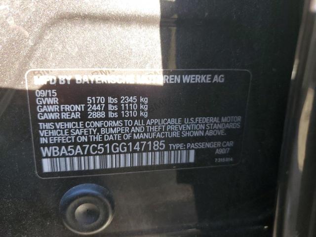 Photo 10 from auction – 2016 BMW 528 XI with VIN WBA5A7C51GG147185