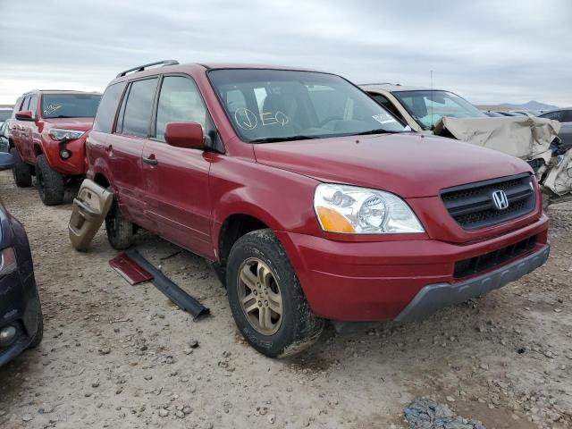 HONDA PILOT EX 2005 with VIN 5FNYF18425B063916 - Photo from auction