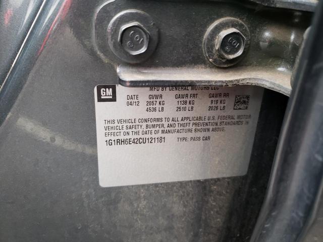 Photo 10 from auction – 2012 CHEVROLET VOLT with VIN 1G1RH6E42CU121181