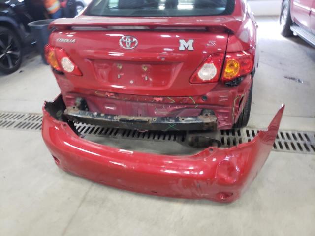 Photo 9 from auction – 2010 TOYOTA COROLLA BA with VIN 2T1BU4EEXAC463263