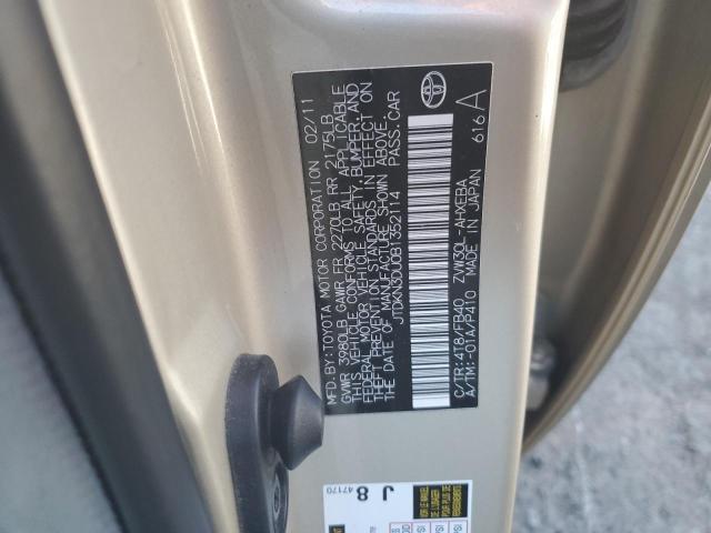 Photo 10 from auction – 2011 TOYOTA PRIUS with VIN JTDKN3DU0B1352114