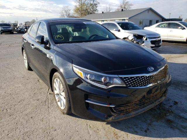 KIA OPTIMA EX 2016 with VIN 5XXGU4L31GG067599 - Photo from auction