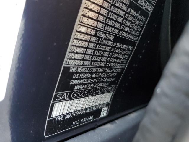 Photo 10 from auction – 2018 LAND ROVER RANGE ROVE with VIN SALGS2SVXJA386606