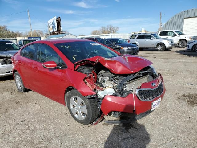 KIA FORTE LX 2015 with VIN KNAFX4A66F5430494 - Photo from auction