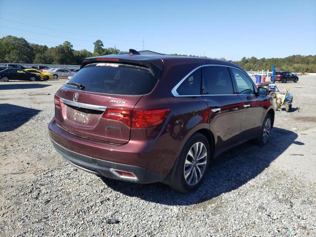 Photo 4 from auction – 2014 ACURA MDX TECHNO with VIN 5FRYD3H44EB006908