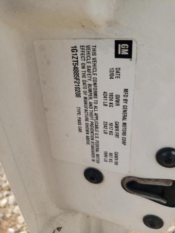 Photo 10 from auction – 2005 CHEVROLET MALIBU LS with VIN 1G1ZT54885F210208