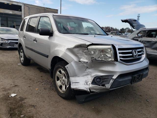 HONDA PILOT LX 2015 with VIN 5FNYF4H26FB012159 - Photo from auction