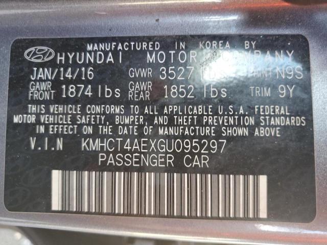 Photo 10 from auction – 2016 HYUNDAI ACCENT SE with VIN KMHCT4AEXGU095297