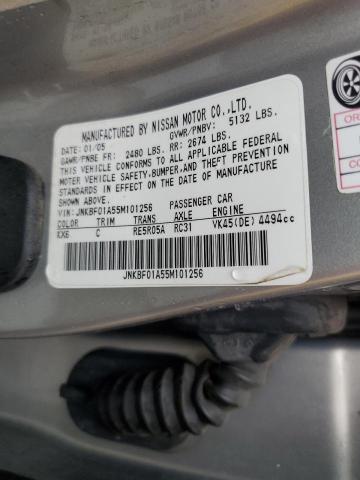 Photo 10 from auction – 2005 INFINITI Q45 with VIN JNKBF01A55M101256