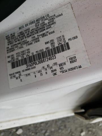 Photo 10 from auction – 2011 FORD FUSION HYB with VIN 3FADP0L30BR124023