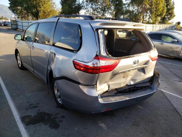 Photo 3 from auction – 2015 TOYOTA SIENNA LE with VIN 5TDKK3DC8FS668983