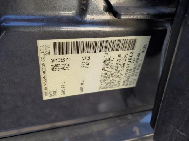 Photo 10 from auction – 2010 NISSAN ALTIMA BAS with VIN 1N4AL2AP0AN471868