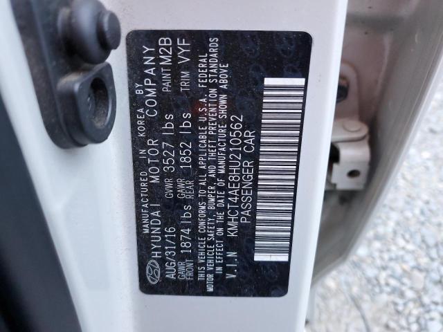 Photo 10 from auction – 2017 HYUNDAI ACCENT SE with VIN KMHCT4AE8HU210562