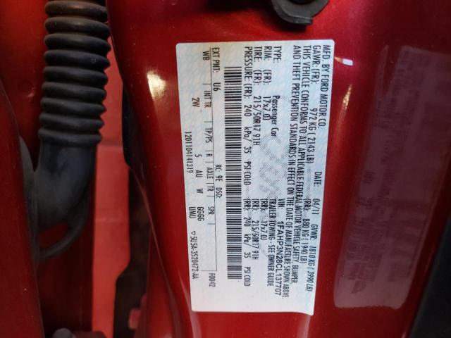 Photo 10 from auction – 2012 FORD FOCUS TITA with VIN 1FAHP3N28CL137707