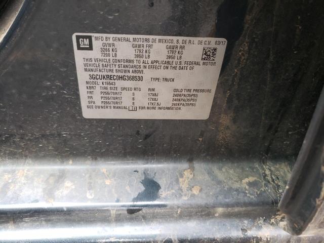 Photo 10 from auction – 2017 CHEVROLET SILVERADO with VIN 3GCUKREC0HG368530