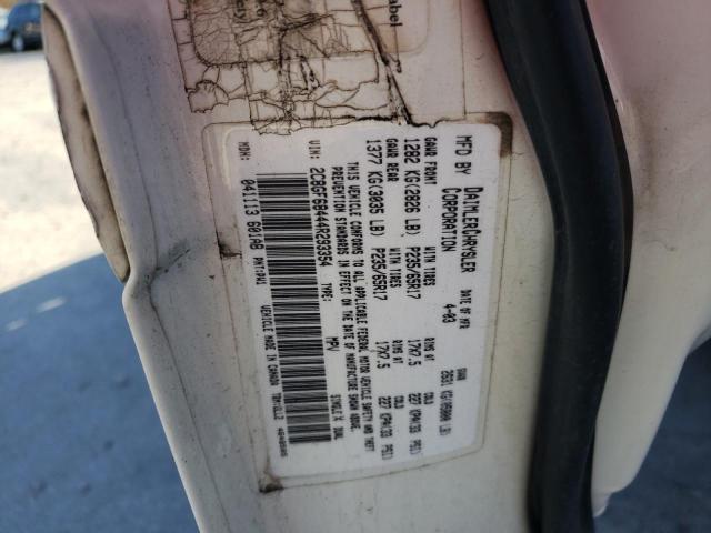 Photo 10 from auction – 2004 CHRYSLER PACIFICA with VIN 2C8GF68444R293354