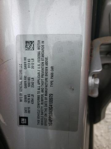 Photo 10 from auction – 2016 BUICK VERANO with VIN 1G4PP5SK8G4100979
