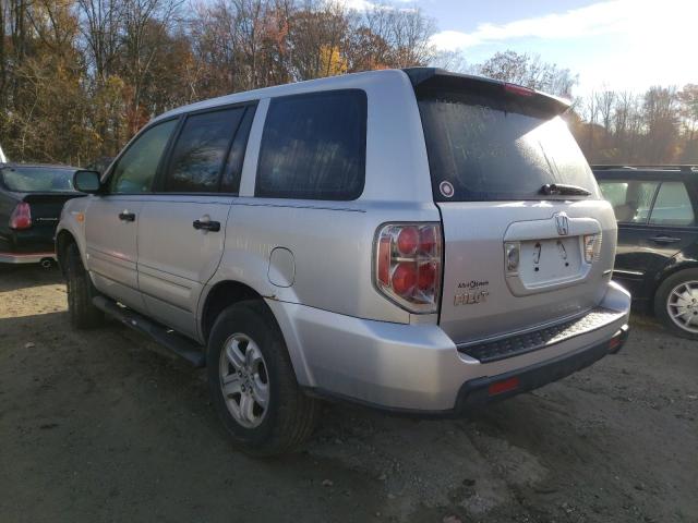 Photo 3 from auction – 2007 HONDA PILOT LX with VIN 2HKYF18157H512984