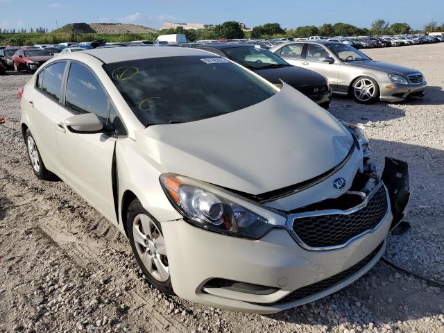 KIA FORTE LX 2015 with VIN KNAFK4A61F5327594 - Photo from auction