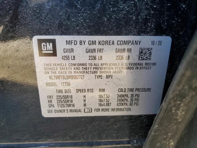 Photo 10 from auction – 2021 CHEVROLET TRAILBLAZE with VIN KL79MTSL0MB082727