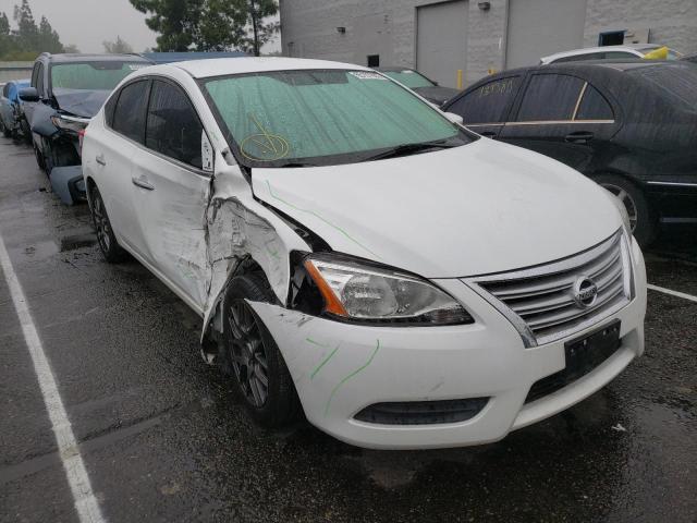 NISSAN SENTRA S 2014 with VIN 3N1AB7AP6EY255285 - Photo from auction