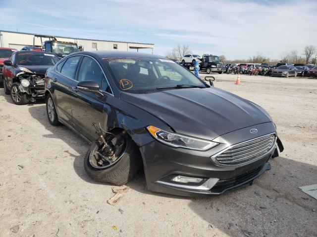 FORD FUSION SE 2017 with VIN 3FA6P0HD5HR159093 - Photo from auction